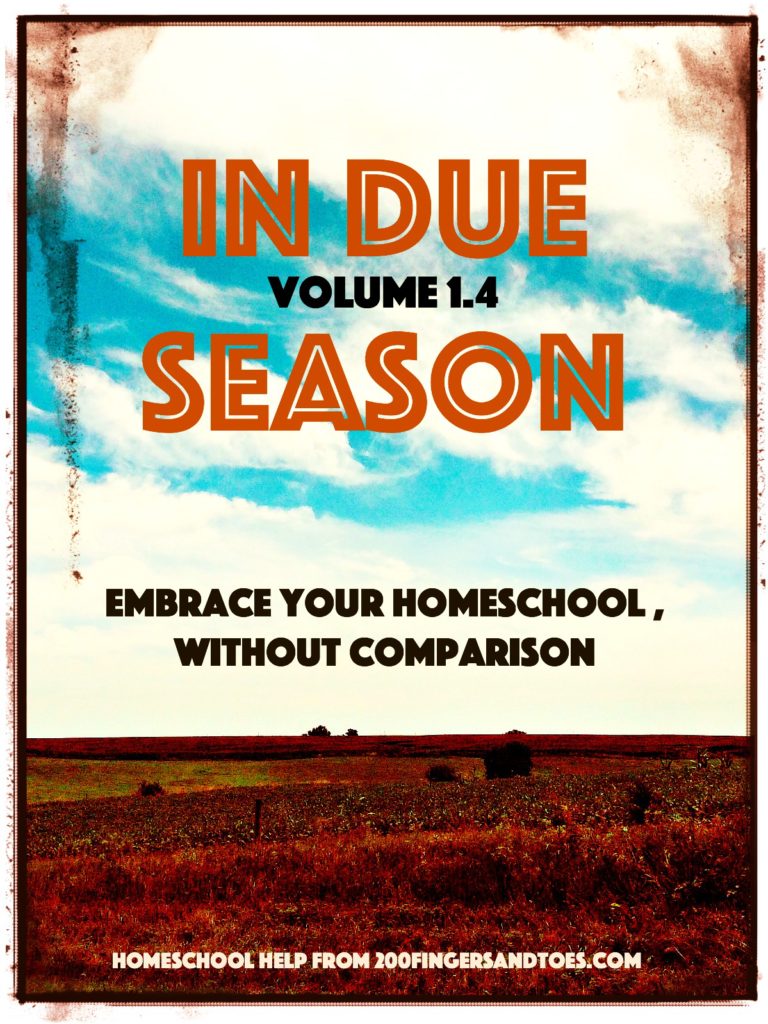 Embrace Your Homeschool Without Comparison | In Due Season Vol 1.4