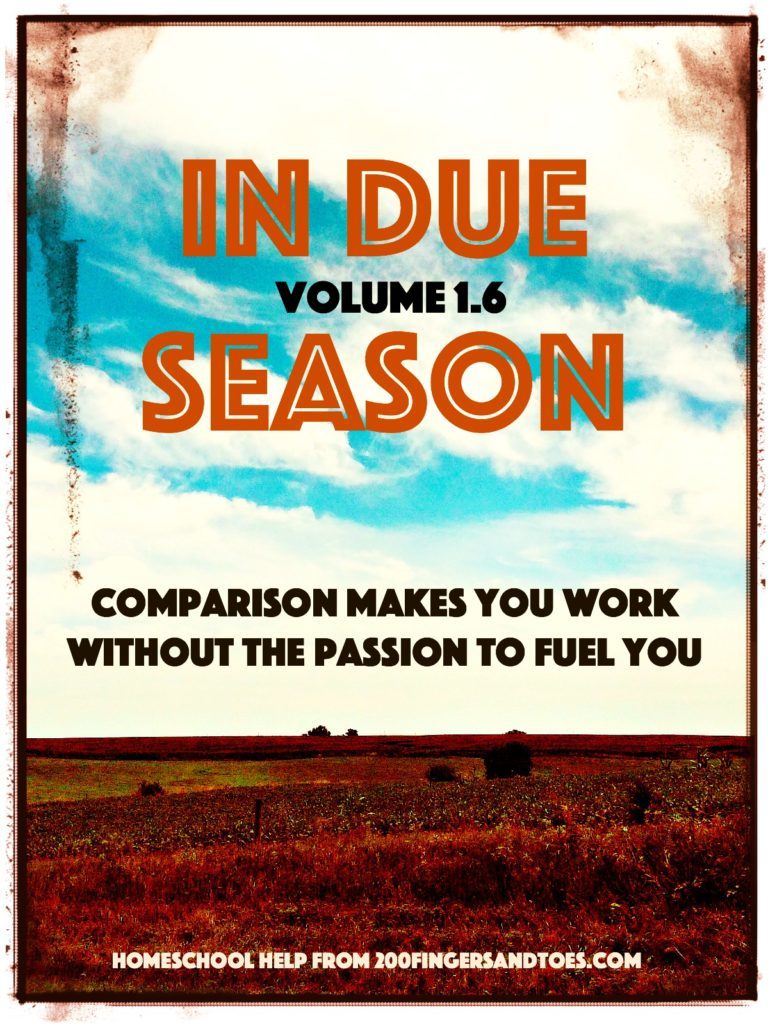 Comparison Will Make You Work Without the Passion to Drive You | In Due Season 1.6