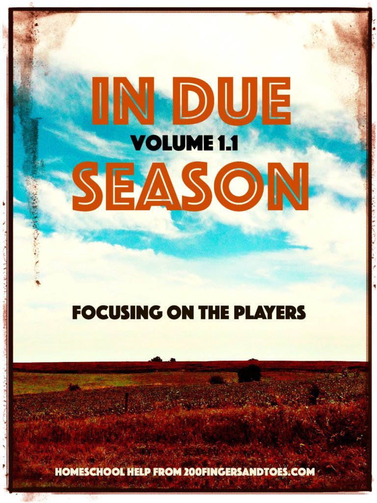 Focusing on The Players | In Due Season Vol 1.1