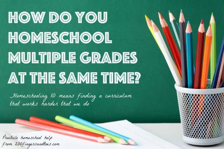 How Do You Homeschool Multiple Grades at the Same Time?
