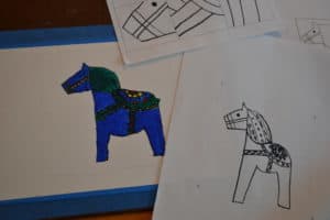 Following the steps is creating art