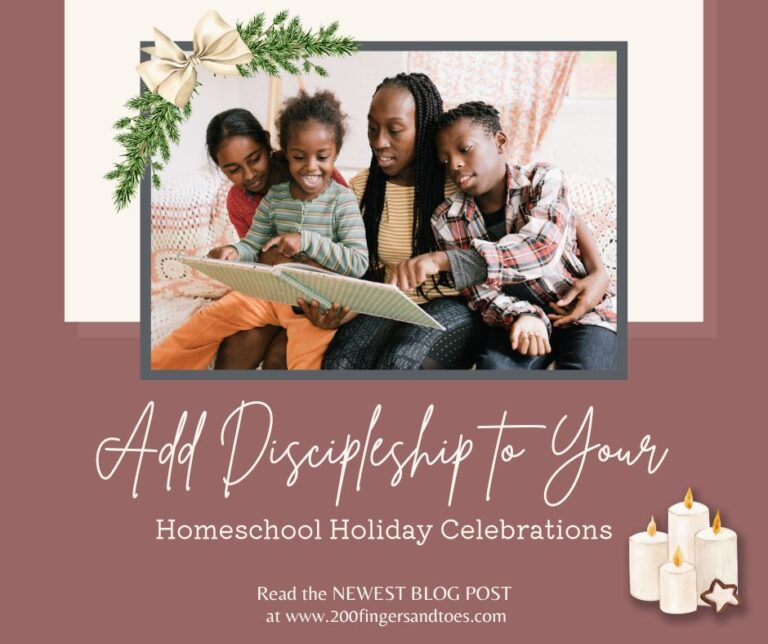 How to Add Discipleship to Your Homeschool Holiday Celebrations